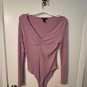 Forever 21 purple bodysuit